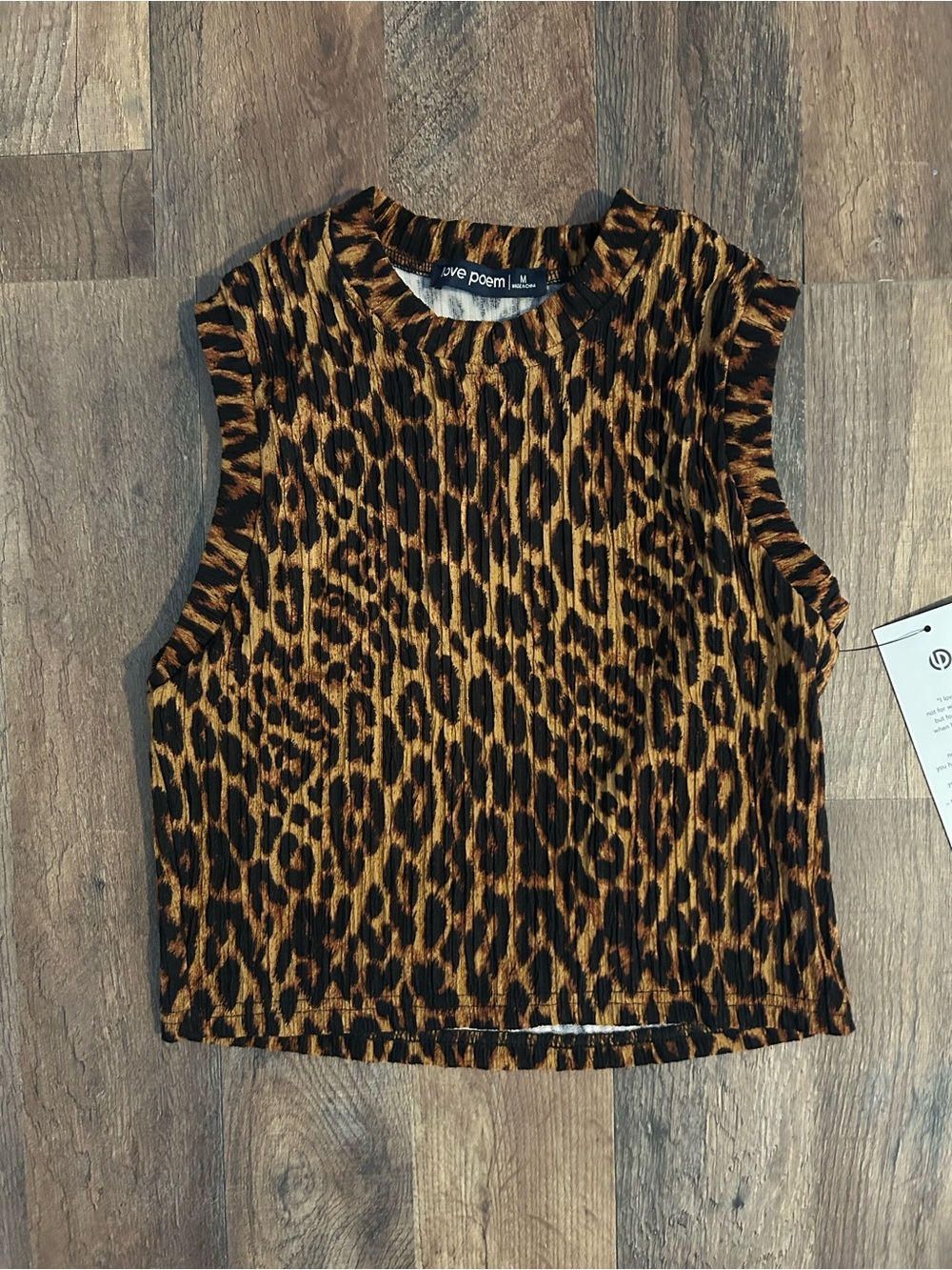Love Poem Leopard Print Tank